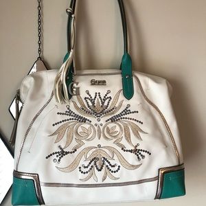 Gemini Rising Leather Handbag